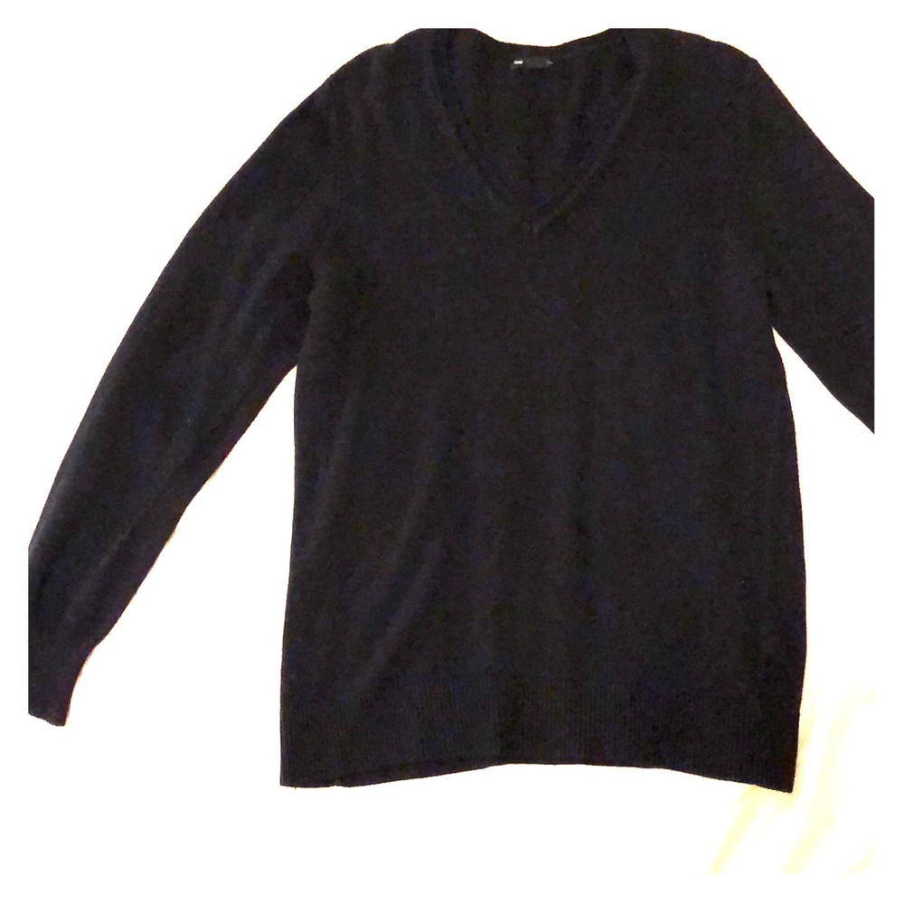 Gap Luxe navy blue sweater L
